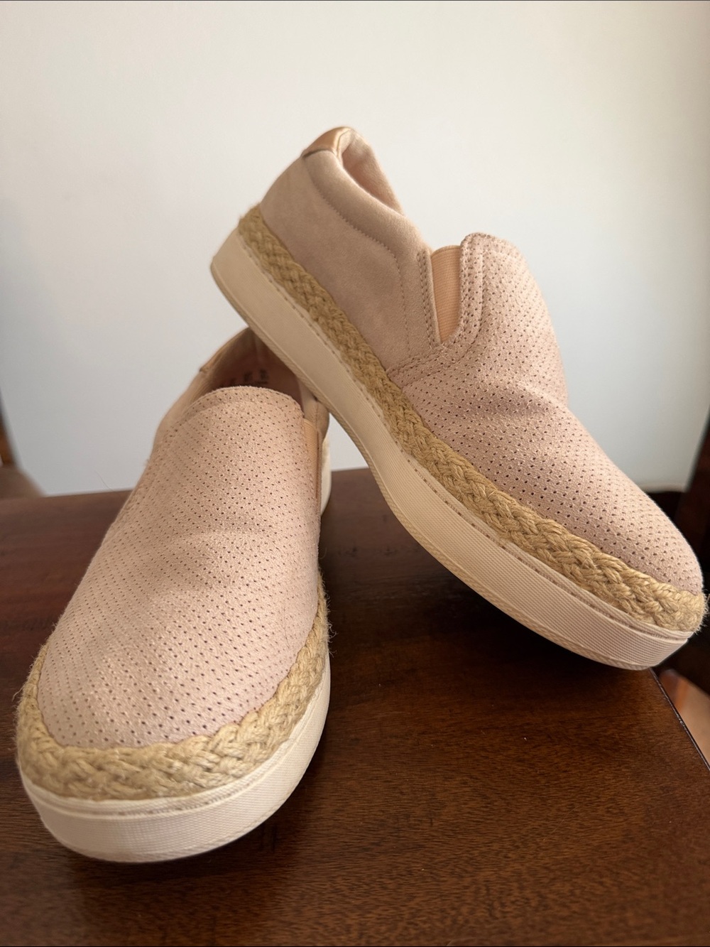 Women’s Dr. Scholl’s Slip-On Espadrille Sneakers in Blush